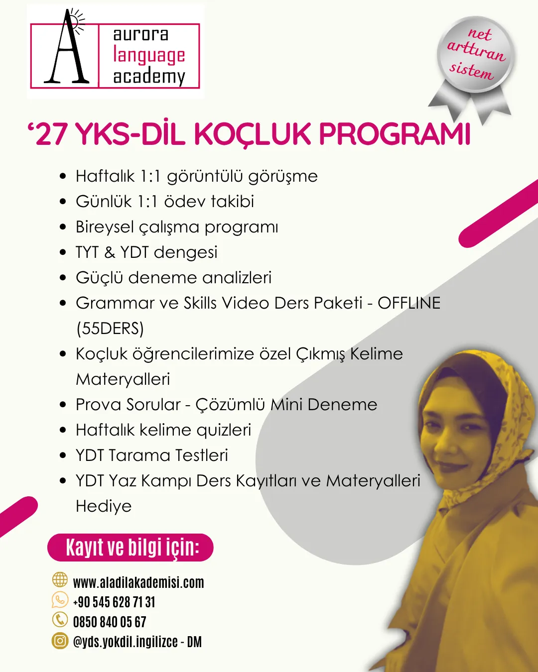 2027 YKS Dil Koçluk Programı (TYT & YDT)